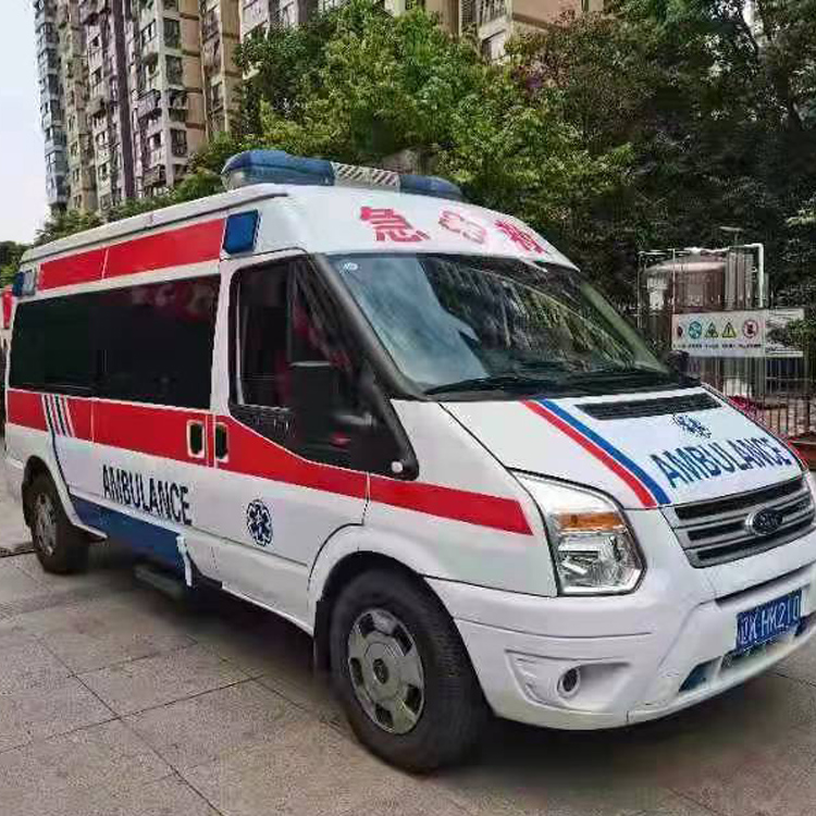 祥符长途救护车护送病人返乡